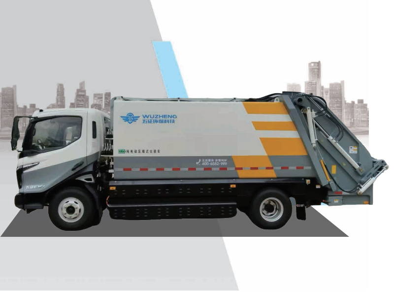 10m³ Electric Garbage Compactor Truck6