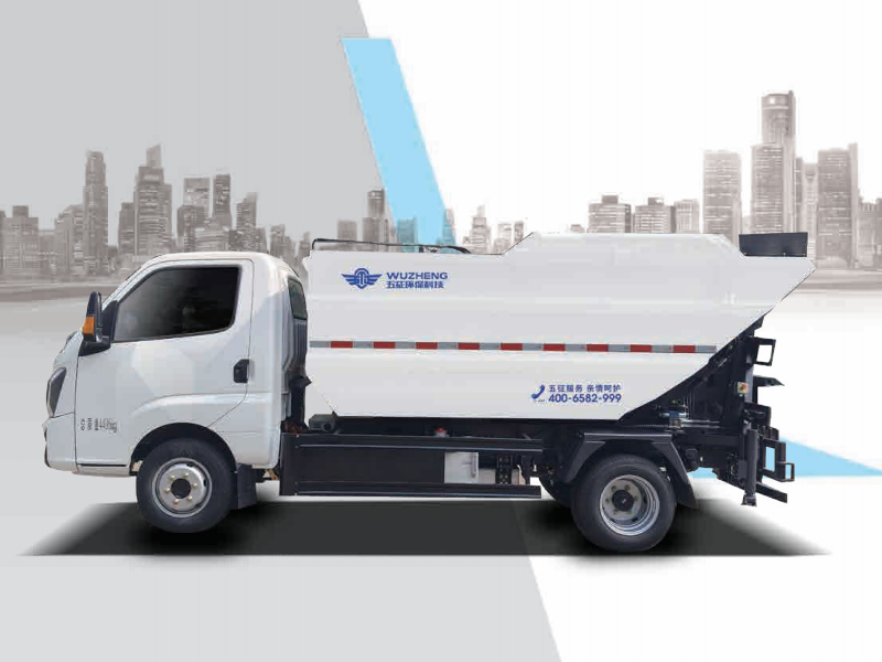 5方 Electric Rear-Loader Garbage Truck1