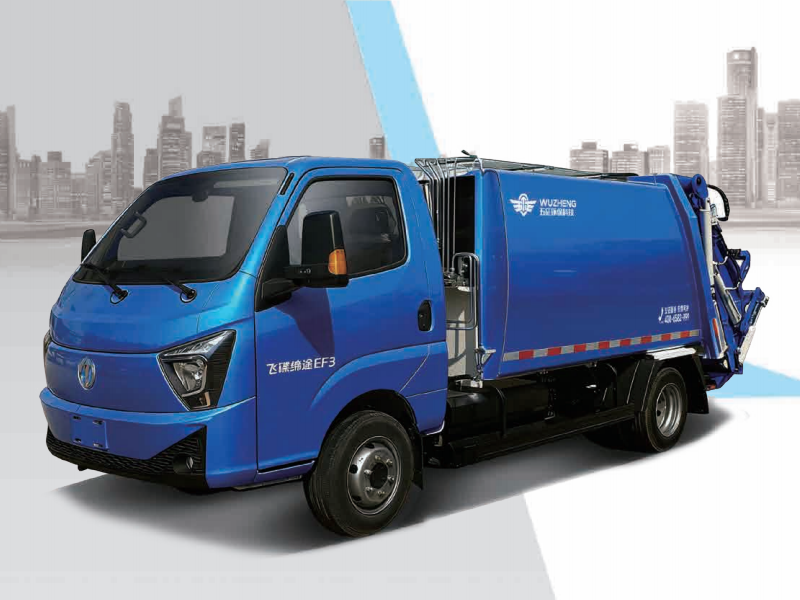 6m³Electric Garbage Compactor Truck1