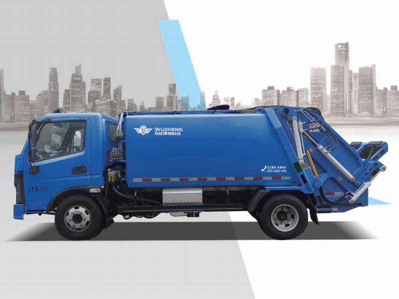 6m³Electric Garbage Compactor Truck1