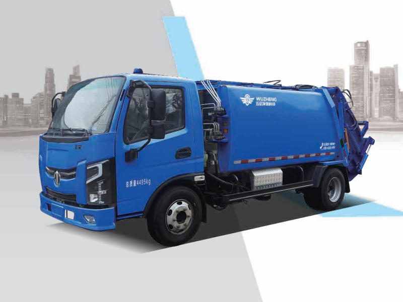 6m³Electric Garbage Compactor Truck1