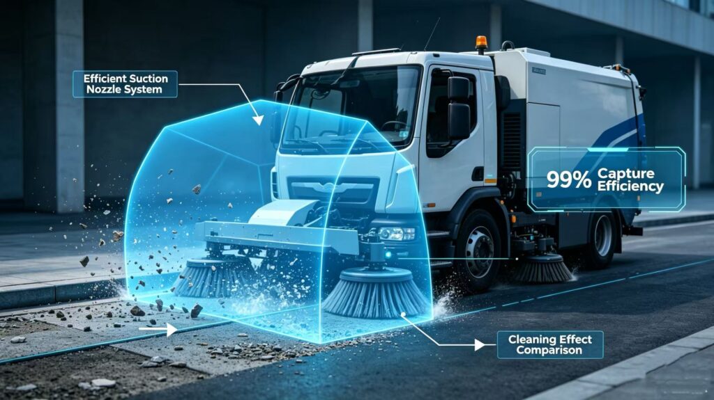 Intelligent road sweeper truck