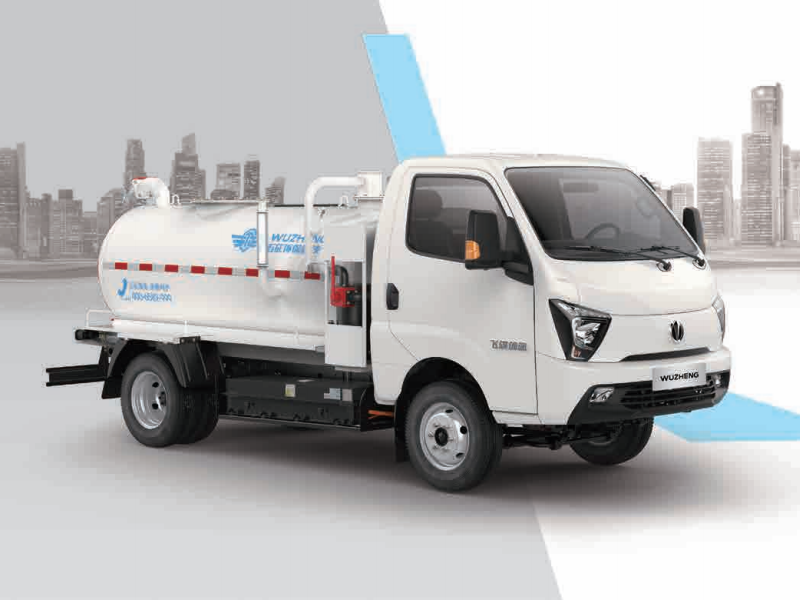 Electric Vacuum Sewage Suction Truck